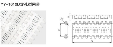 穿孔型網帶