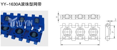 滾珠型網帶